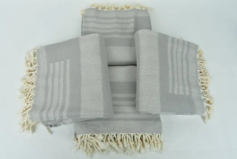 Beach towel, Custom Towel, Handwoven Turkish Towel, Peshtemal Towel, Turkish Bath Towel Set, 68x38 Cotton Chevron Towel, Bridesmaid Proposal Gift - 7