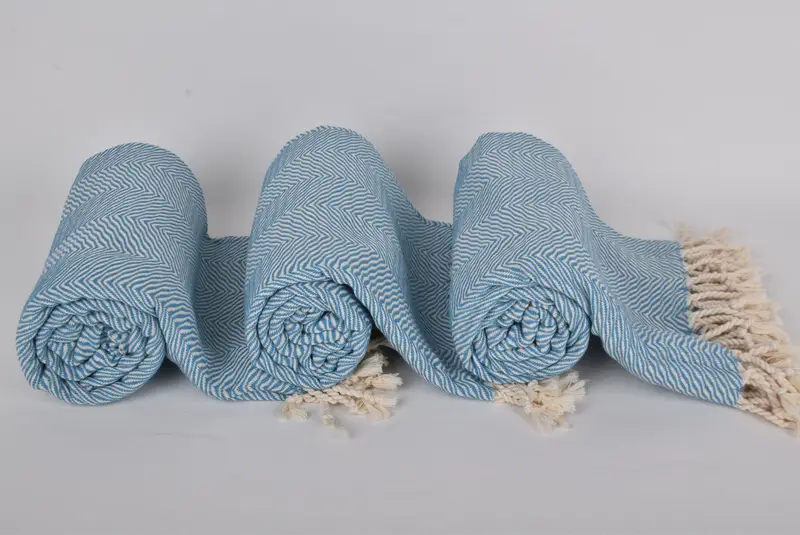 Best Wedding Gift, Wedding Favors, Personalize Gift, Bachelor Gifts, Summer Gift Ideas, Yoga Towel, 70x40 Cotton Chevron Towel, Sand-resistant towel - 8