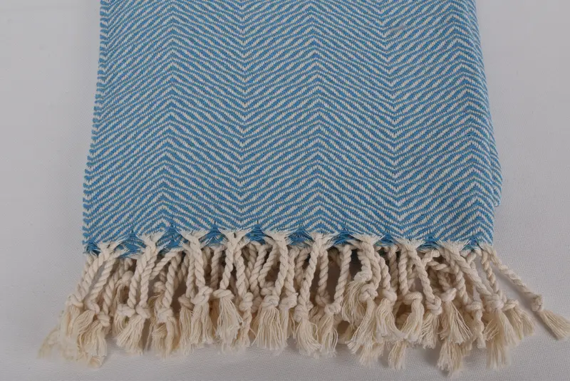 Best Wedding Gift, Wedding Favors, Personalize Gift, Bachelor Gifts, Summer Gift Ideas, Yoga Towel, 70x40 Cotton Chevron Towel, Sand-resistant towel - 3