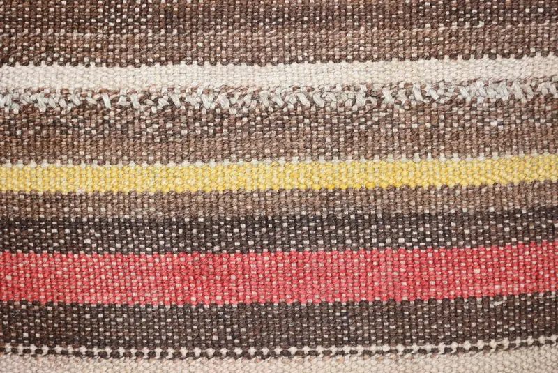 Pillow Case, Wool Kilim Pillow Pillow Sham, Kilim Pillow Cover, Pillow for Sofa, Christmas Cushion Cover, 16x16 Brown Pillow, Boho Pillow Sham Cover - 3