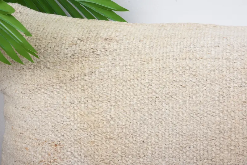 Antique Pillows, Pillow, Tapestry Pillow Sham, 12x20 Beige Pillow Cover, Kilim Pillow Cover, Hippie Throw Pillow, Kilim Pillow - 2