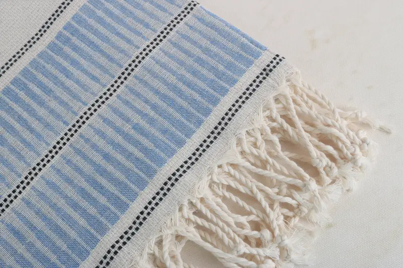 Summer Gift Ideas, 70x40 Linen Striped Towel, Luxury towel, Scarf Towel, Bachelorette Party Gifts Bridesmaids, Wedding Favors, Valentines Day Gift - 4