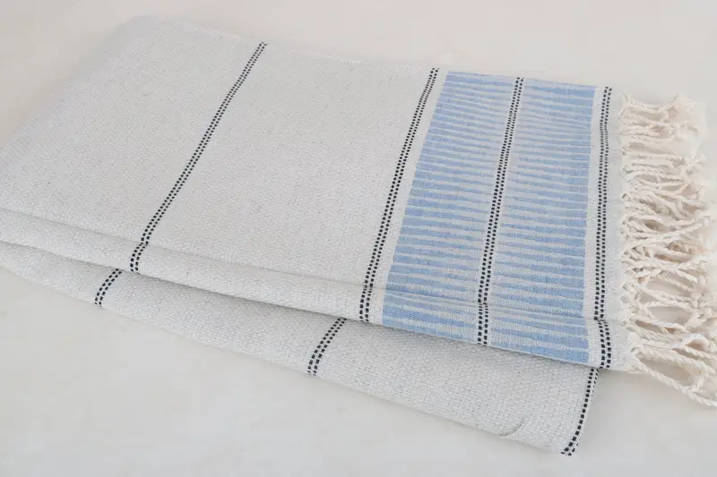 Summer Gift Ideas, 70x40 Linen Striped Towel, Luxury towel, Scarf Towel, Bachelorette Party Gifts Bridesmaids, Wedding Favors, Valentines Day Gift - 8