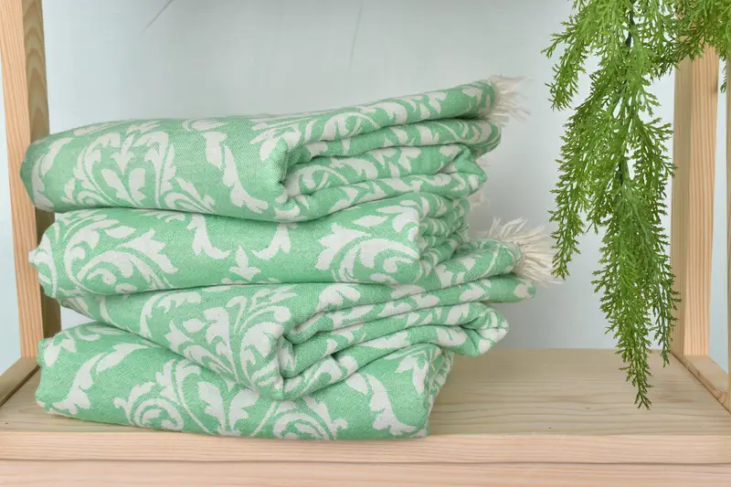 Bachelorette Party Favors, Travel towel, Memorial Gift, 68x36 Cotton Baroque Towel, Organic cotton peshtemal for spa and beach, Monogram Beach Towel - 8