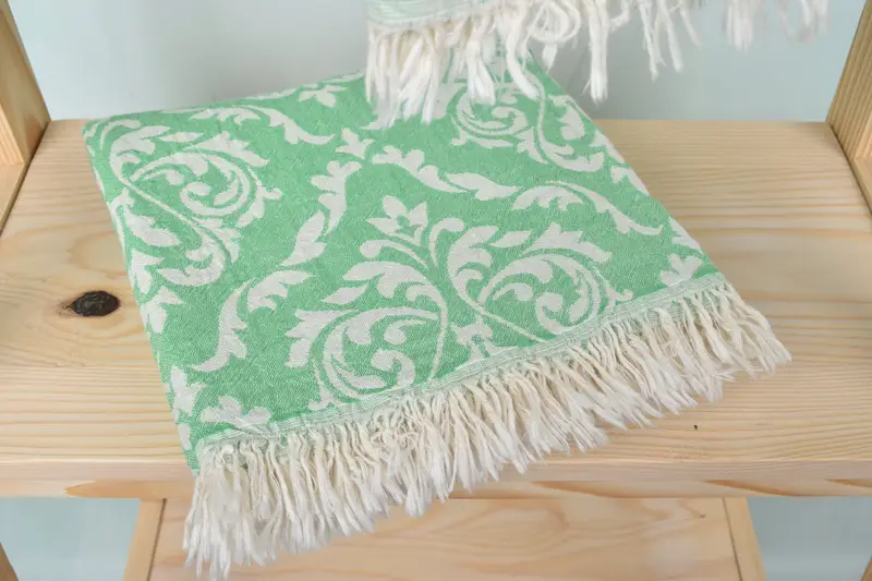 Bachelorette Party Favors, Travel towel, Memorial Gift, 68x36 Cotton Baroque Towel, Organic cotton peshtemal for spa and beach, Monogram Beach Towel - 6