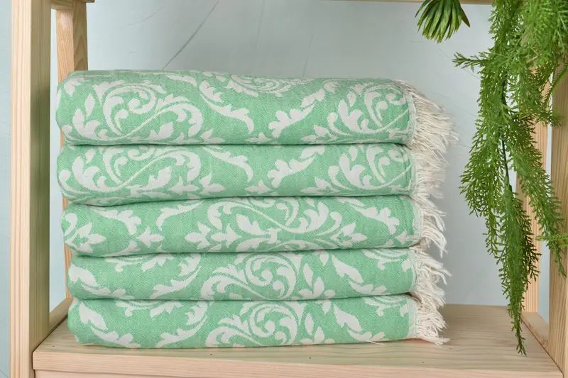 Bachelorette Party Favors, Travel towel, Memorial Gift, 68x36 Cotton Baroque Towel, Organic cotton peshtemal for spa and beach, Monogram Beach Towel - 3