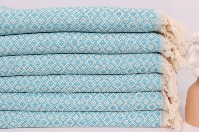 Personalized Gift, Best Wedding Gift, Personalized Hand Towel, Turkish Towel Hand Towel, 38x20 Cotton Diamond Towel, Anniversary Gift For Her - 3