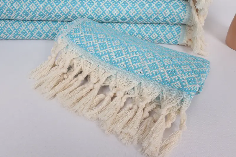 Personalized Gift, Best Wedding Gift, Personalized Hand Towel, Turkish Towel Hand Towel, 38x20 Cotton Diamond Towel, Anniversary Gift For Her - 4