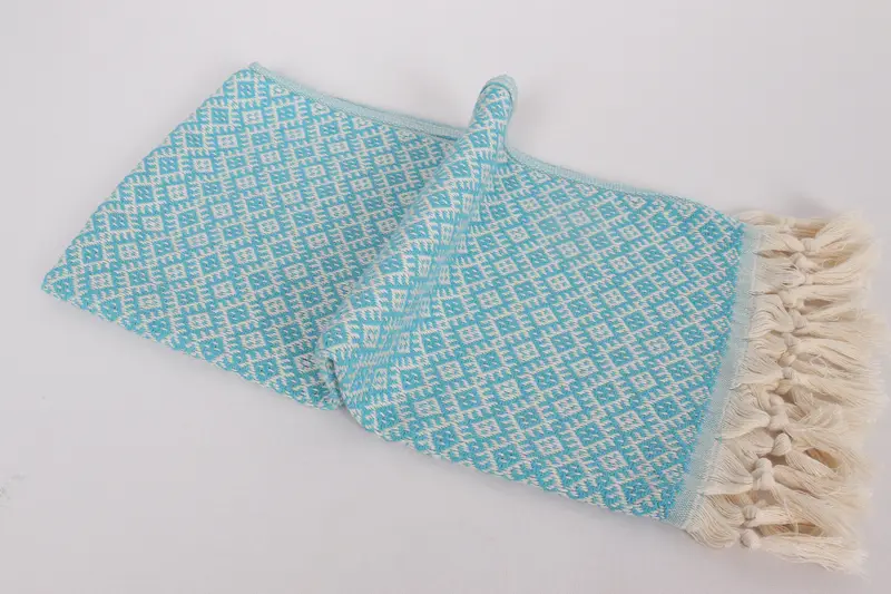 Personalized Gift, Best Wedding Gift, Personalized Hand Towel, Turkish Towel Hand Towel, 38x20 Cotton Diamond Towel, Anniversary Gift For Her - 6
