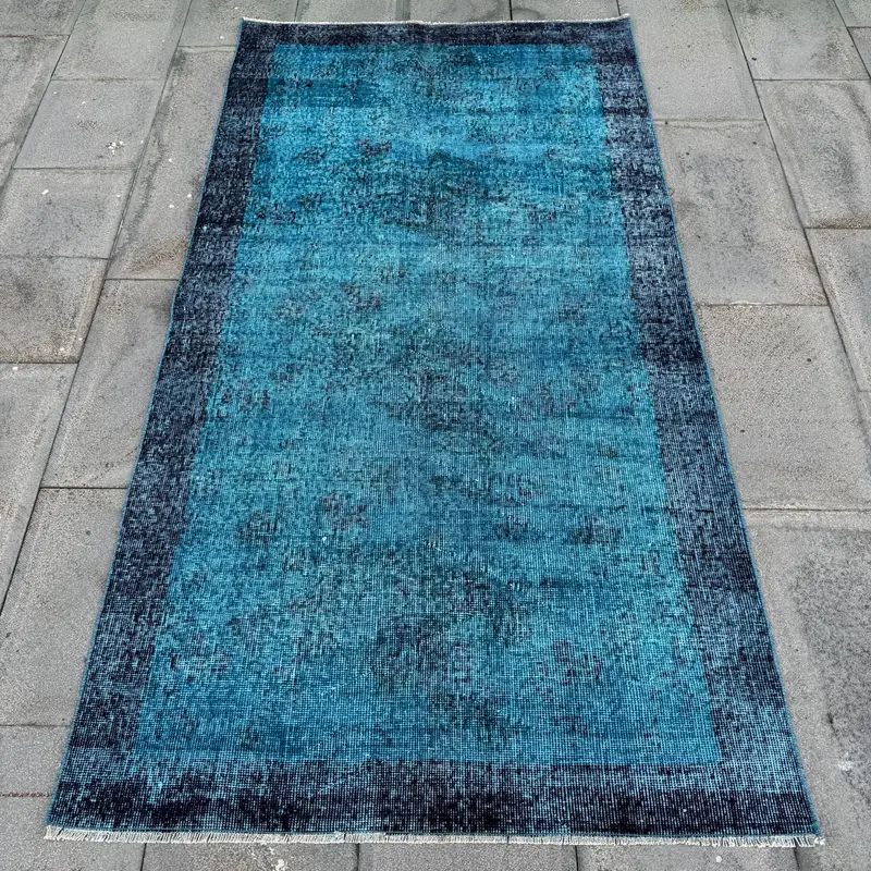 Alfombra Azul & Morado 10x19cm Solid Comfort