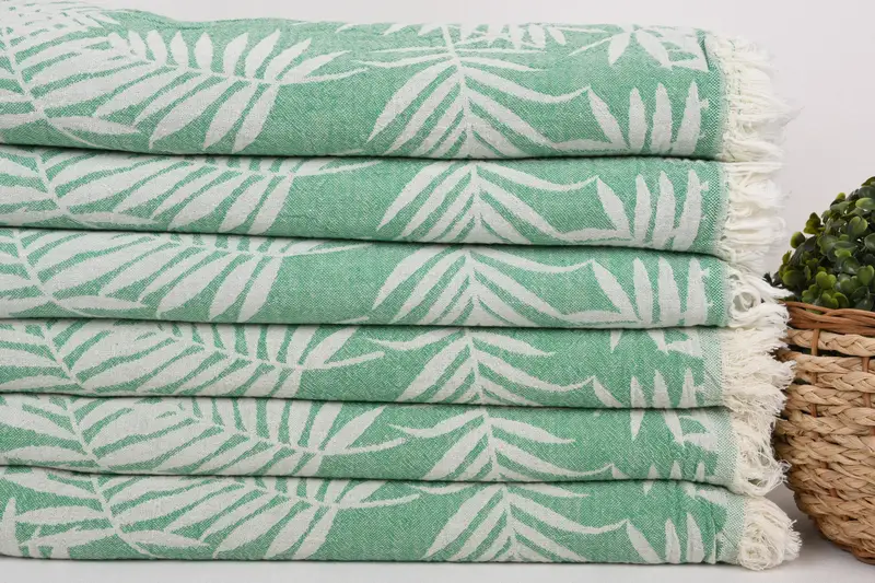 Peshtemal Towel, Family Gift Basket, 64x40 Cotton Floral Patterned Towel, Soft towel, Custom Bath Towel, Bachelorette Party Gifts, Customized Towels - 3