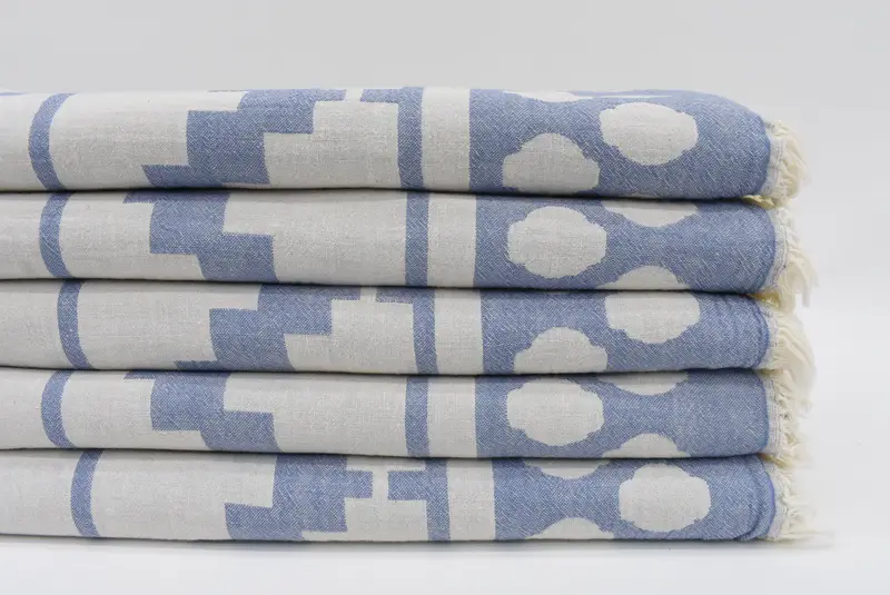 70x36 Cotton Geometric Towel, Turkish towel, Yoga Towel, Custom Towel, House Warming Gift, Beach Theme Wedding Gift, Personalized Beach Towel