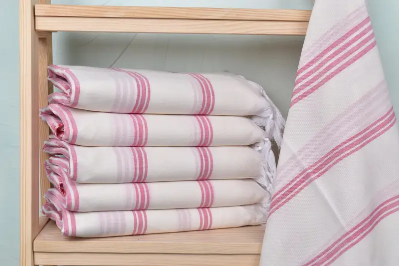 Wedding Gifts Pink Cotton Towel, 40x71 Inches, Bath Towel, Beige