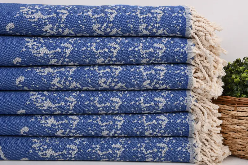 Florida Bachelorette Party Favors, Quick-Dry Beach Towel, Turkish Towel USA, Home Decor Towel, Travel towel, 70x40 Cotton Carretta Patterned Towel - 2