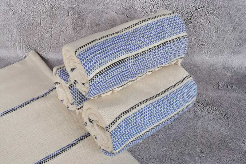 Gym Towel, Gift For Coworker, Pool Towels, Gifts For Him, 70x36 Cotton Striped Towel, Turkish bath towel, Organic Turkish towel, Unique Wedding Gift - 7