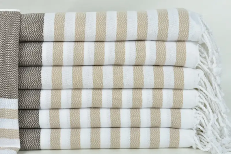 Personalized Gift, 70x40 Cotton Striped Towel, Personalized Bridesmaid Gift, Turkish towel, Extra large Turkish bath towel, Wedding Shower Gift - 1