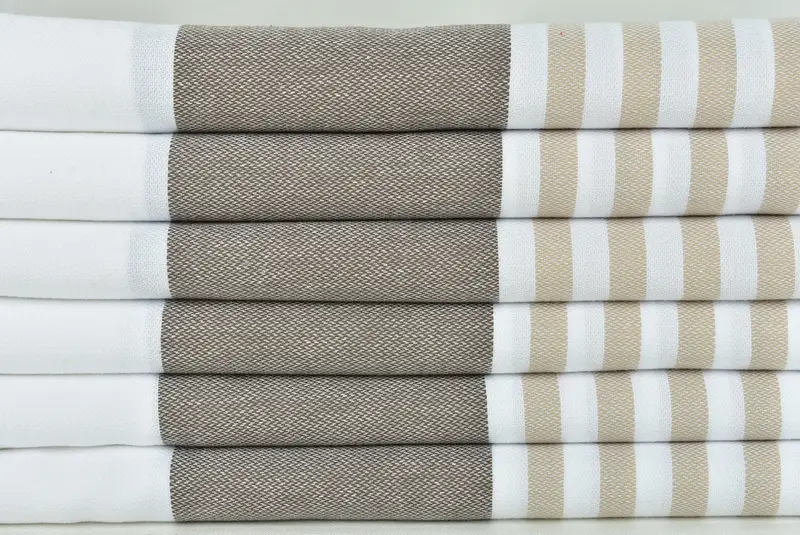 Personalized Gift, 70x40 Cotton Striped Towel, Personalized Bridesmaid Gift, Turkish towel, Extra large Turkish bath towel, Wedding Shower Gift - 2