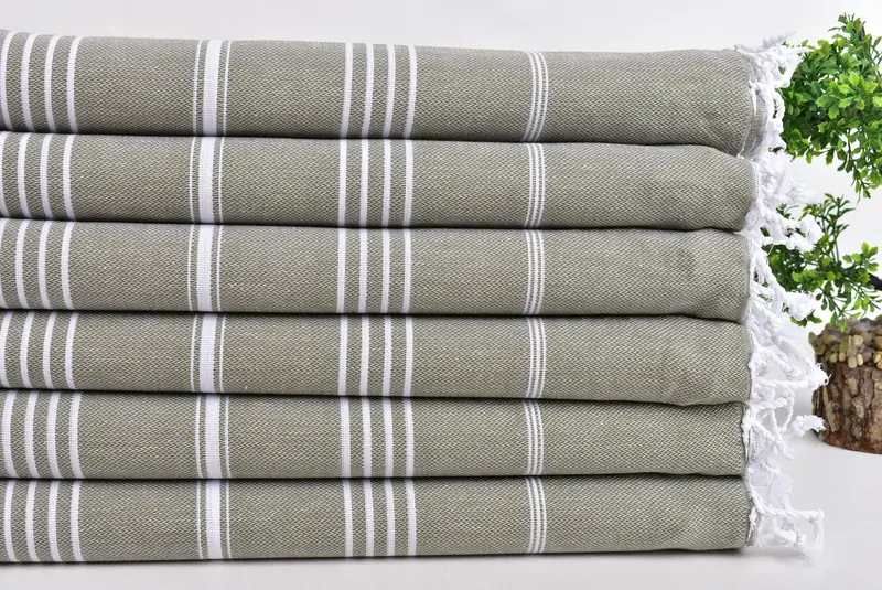 70x40 Cotton Striped Towel, Personalized Wedding Gift, Personalized Gift, Housewarming Gift, Summer Towel, Turkish Towel Bulk, Wedding For Favor - 3