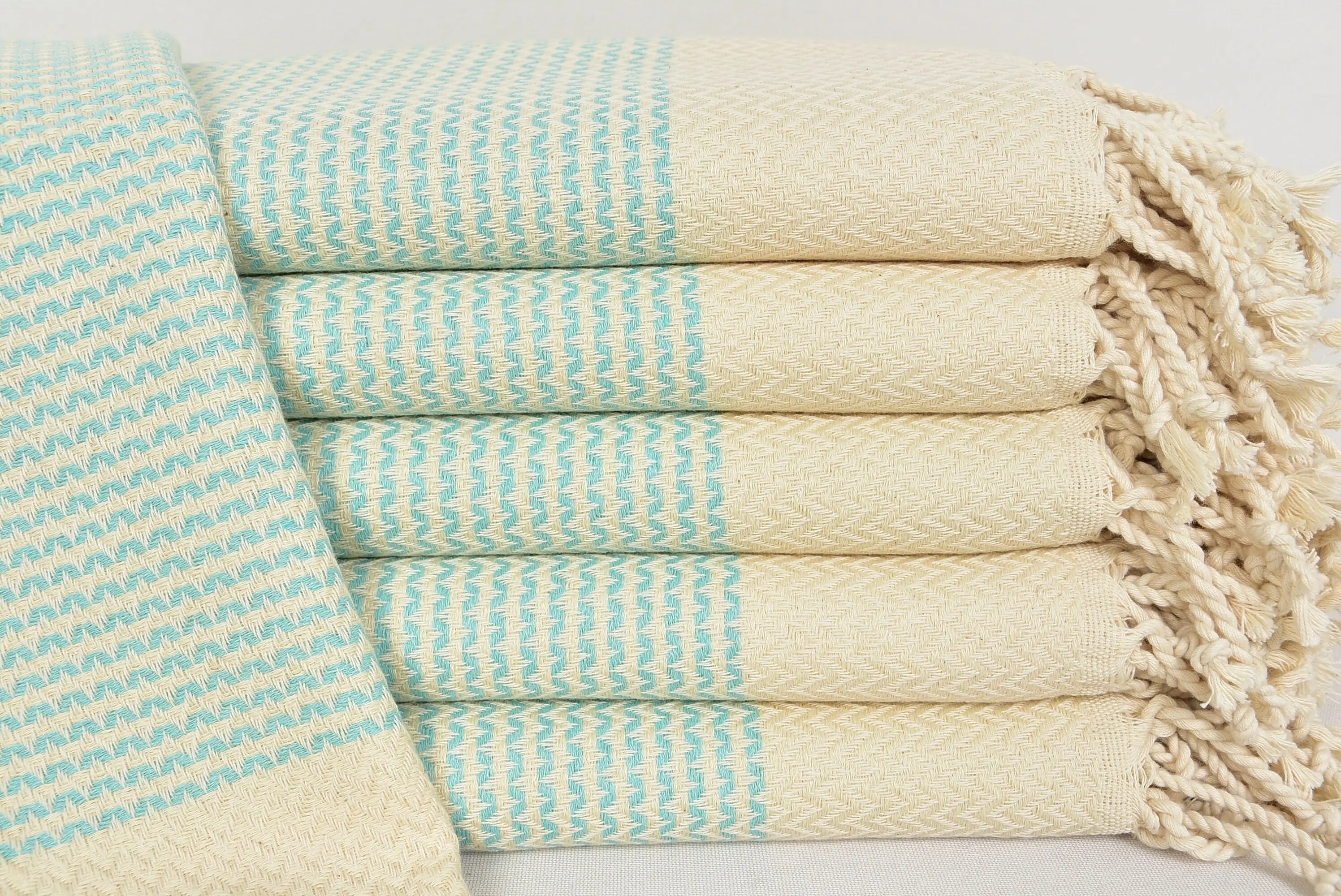 Turkish Tea Towels, Mint Dish Towel, 100% Cotton, 18x40 - 1