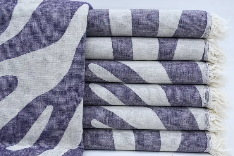 Absorbent Turkish towel, Decorative Towel, 70x40 Cotton Patterned Towel, Personalised Gift, Turkish towel, Spa Towel, Monogram Turkish Towel - 2