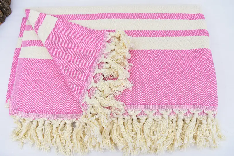 Throw Decke Couch, personalisierte Decke, Bio -Wurf, Junggesellengeschenke, Duschvorhang, 96x80 Baumwoll -Fischgrätenhandtuch, Frohe Weihnachtsgeschenke - 6