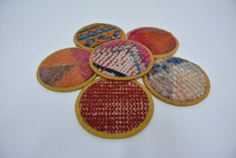 Montaña rusa Kilim roja y naranja, montaña rusa única de decoración del hogar Boho