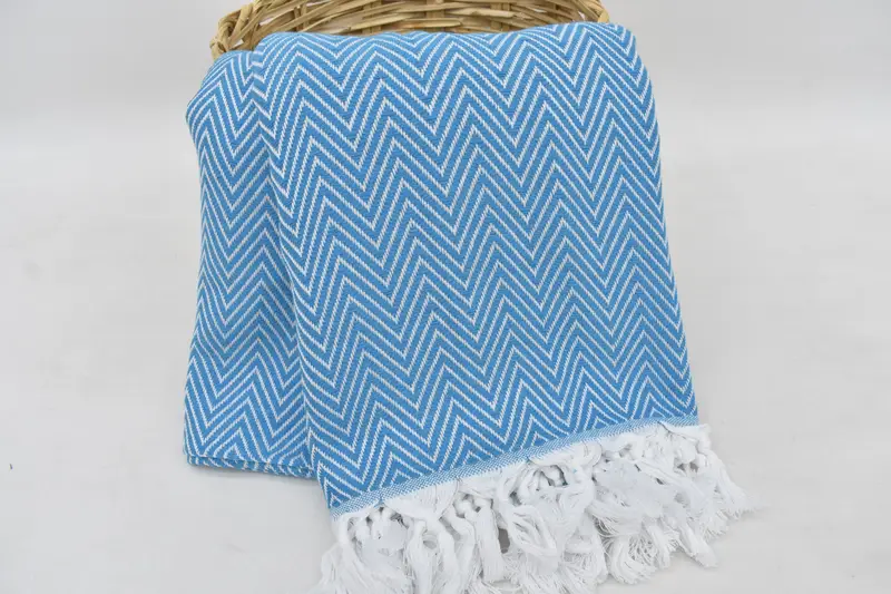 96x80 Cotton Chevron Towel, Gift Boxes, Custom Blanket, Best Friend Wedding Gift, Personalized Blanket, Family Gift Basket, Bachelorette Gifts - 8