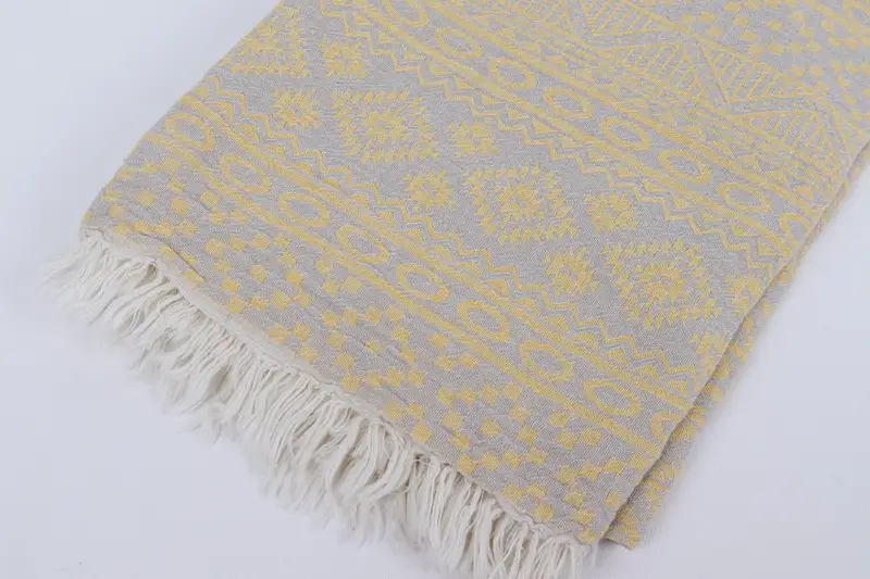 Birthday Gift, Turkish Bath Towel USA, 68x36 Cotton Geometric Towel, Travel Towel, Wedding Gift, Personalized Turkish Towel, Monogram Beach Towel - 8