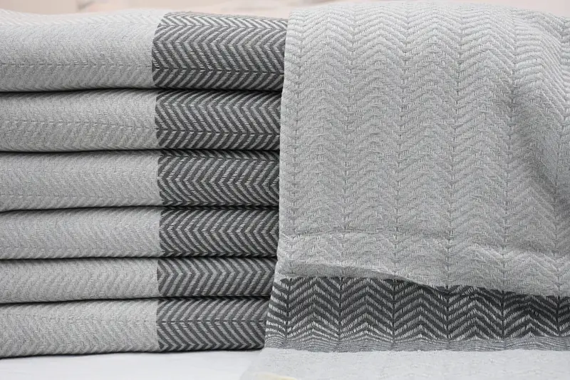 Woven Blanket, Beach Wedding Favor, Summer Gift, Large Beach Towel Personalized, 84x80 Cotton Chevron Towel, Bridal Shower Gift, Woven Throw Blanket - 4