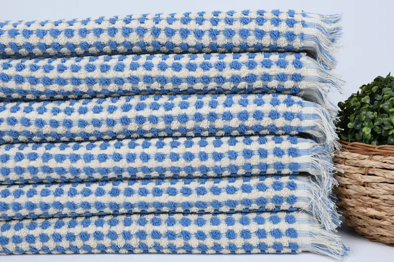 40x20 Pamuk Pom Pom Havlu, Monogram Mutfak Havlu, Kişiselleştirilmiş Mutfak Havlusu, Monogram Çay Havlusu, Türk Çay Havlusu, Evlilik Yıldönümü Hediyesi - 2
