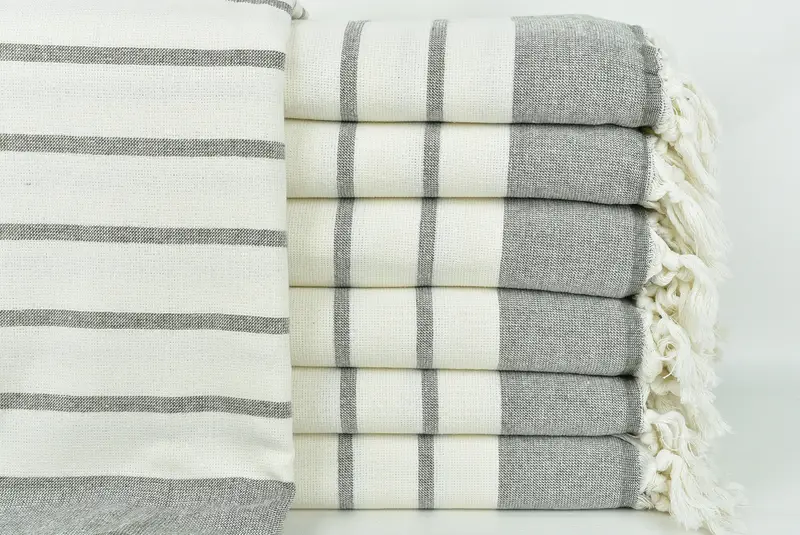 68x39 Cotton Striped Towel, Personalized Towel Gift, Organic Turkish towel, Quick-dry towel, Beach Towel Bulk, Gym Towel, Personalized Gift For Her - 1