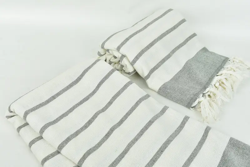 68x39 Cotton Striped Towel, Personalized Towel Gift, Organic Turkish towel, Quick-dry towel, Beach Towel Bulk, Gym Towel, Personalized Gift For Her - 7