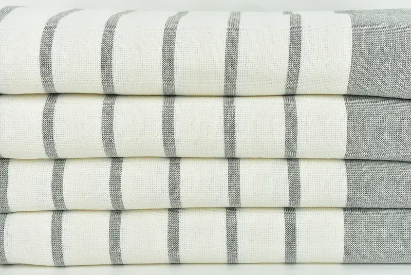 68x39 Cotton Striped Towel, Personalized Towel Gift, Organic Turkish towel, Quick-dry towel, Beach Towel Bulk, Gym Towel, Personalized Gift For Her - 2