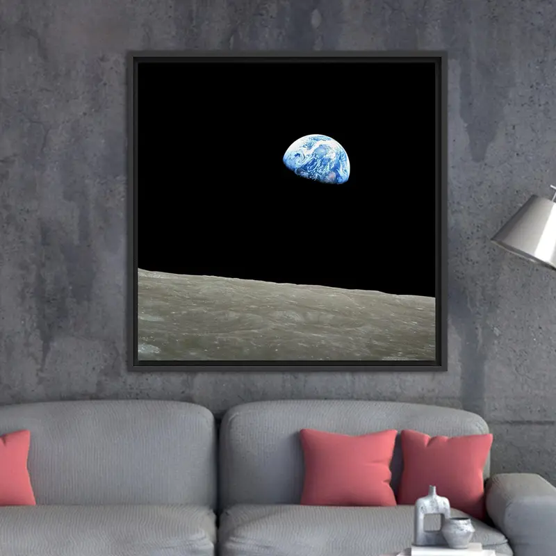 Galaktische Erde-Leinwand: Gedruckte Kunst, inspiriert von der Weltraumforschung