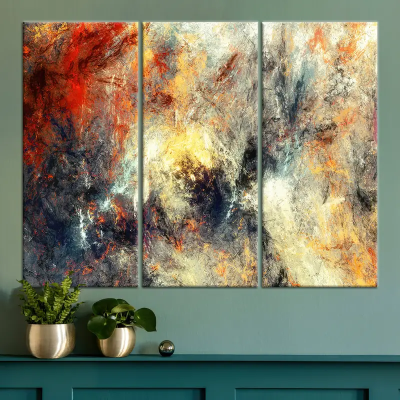 Abstract Canvas, Abstract Wall Art, Modern Wall Art, Modern Canvas, Living Room Wall Art, Colorful Wall Art, Colorful Canvas, Home Decor, - 8