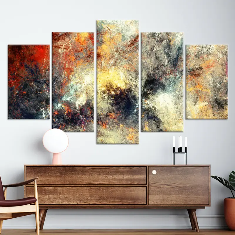 Abstract Canvas, Abstract Wall Art, Modern Wall Art, Modern Canvas, Living Room Wall Art, Colorful Wall Art, Colorful Canvas, Home Decor, - 9