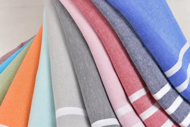 Personalized Hand Towel, Travel Towel, 40x20 Cotton Striped Towel, Wedding Shower Gift, Custom Hand Towel, Custom Turkish Towel, Personalized Gifts - 5
