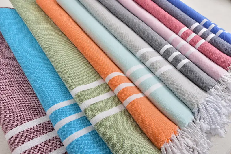 Personalized Hand Towel, Travel Towel, 40x20 Cotton Striped Towel, Wedding Shower Gift, Custom Hand Towel, Custom Turkish Towel, Personalized Gifts - 6