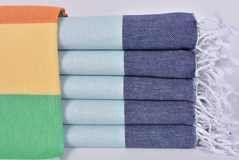 Absorbent Turkish towel, Bachelorette Party Gifts For Bride, Turkish towel, Baby Boy Gift, Turkish hand towel, 70x40 Cotton Striped Towel, Spa Towel - 1
