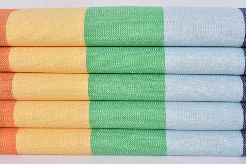 Absorbent Turkish towel, Bachelorette Party Gifts For Bride, Turkish towel, Baby Boy Gift, Turkish hand towel, 70x40 Cotton Striped Towel, Spa Towel - 2