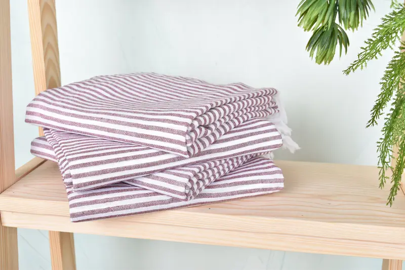 Bridal Shower Gifts, Spa Towel, Lightweight Turkish towel, Bachelorette Party Gift, Personalized Towel, Spa Gift Towel, 68x36 Cotton Striped Towel - 7