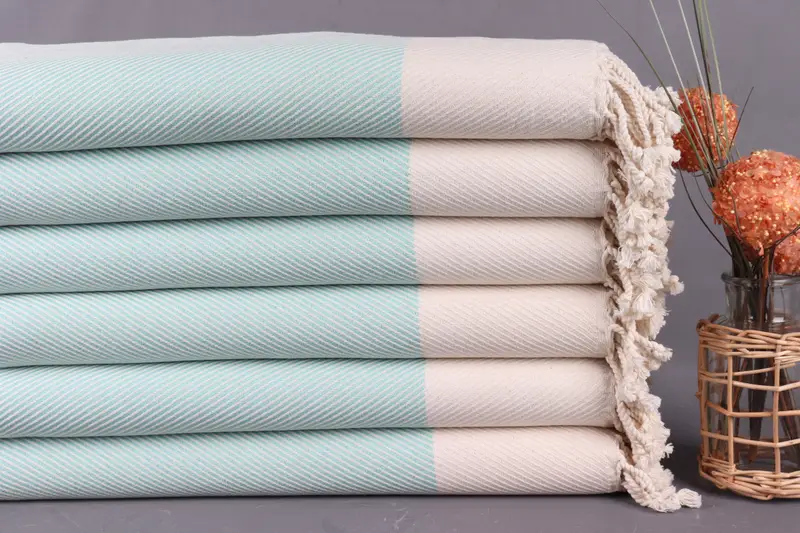 Guest Towel, Absorbent towel, Cotton towel, Organic cotton peshtemal for spa and beach, Wedding Gift Ideas, 70x40 Cotton Striped Towel, Bath towel - 2