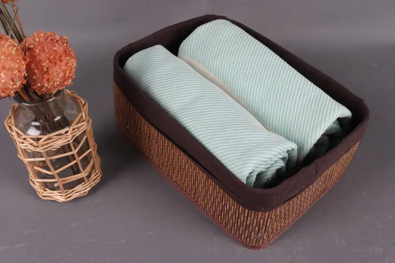 Guest Towel, Absorbent towel, Cotton towel, Organic cotton peshtemal for spa and beach, Wedding Gift Ideas, 70x40 Cotton Striped Towel, Bath towel - 4