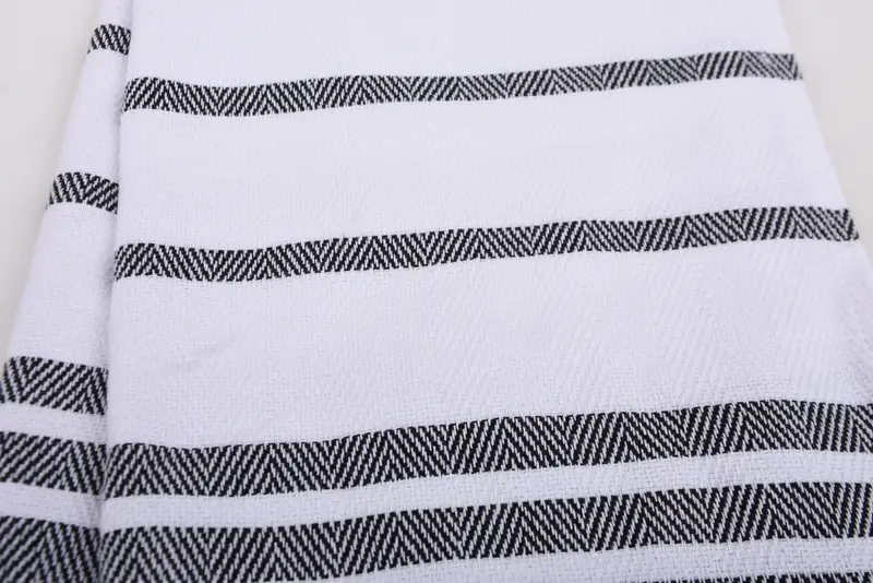 36x24 Cotton Herringbone Towel, Bachelor Bachelorette Party Favors, Monogram Towels, Personalized Dish Towel, Bridesmaid Gifts, Bathroom Towels - 4