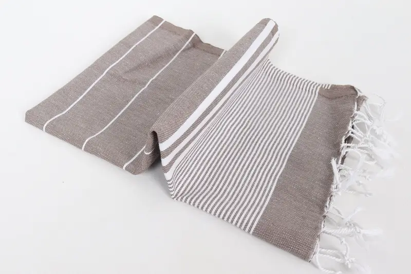 40x24 Cotton Striped Towel, Personalized Gifts, Small Bath Towels, Organic Towel, Turkish Tea Towel, Family Gift, Best Friend Wedding Gift - 6