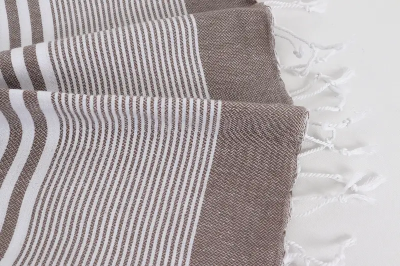 40x24 Cotton Striped Towel, Personalized Gifts, Small Bath Towels, Organic Towel, Turkish Tea Towel, Family Gift, Best Friend Wedding Gift - 8