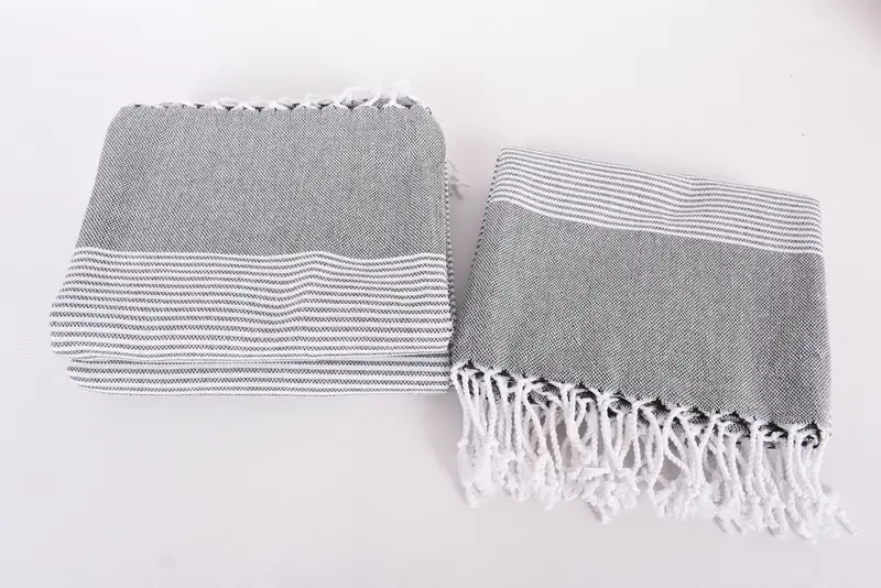 House Warming Gift, Luxury towel, Custom Towel, Bridesmaid Gift, 70x36 Cotton Striped Towel, Personalized Home Gift Wedding, Yoga Towel - 7