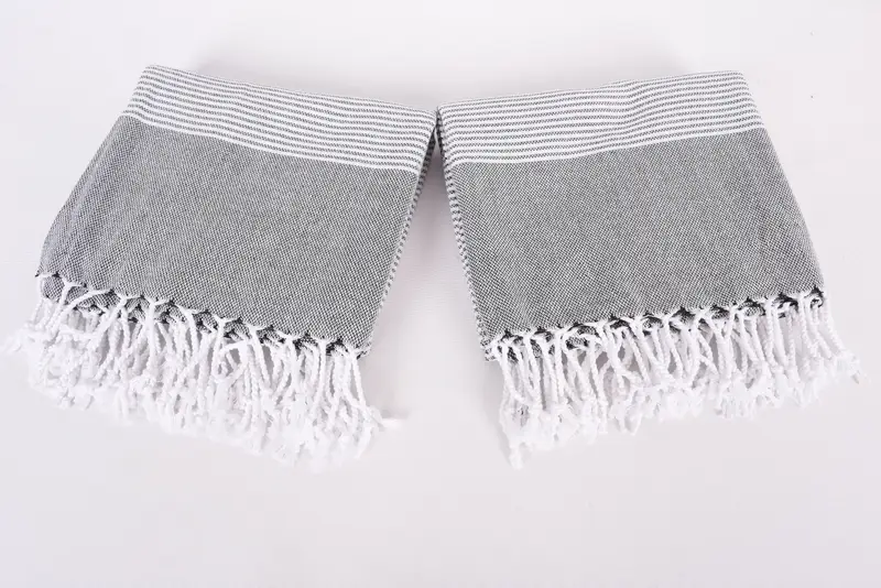House Warming Gift, Luxury towel, Custom Towel, Bridesmaid Gift, 70x36 Cotton Striped Towel, Personalized Home Gift Wedding, Yoga Towel - 6