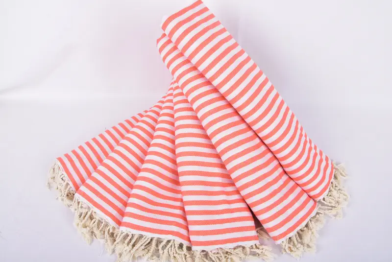 Handmade Turkish hammam towel, 70x40 Cotton Striped Towel, Custom Gift, Custom Wedding Gifts, Lightweight Turkish towel, Gym Towel, Gift For Bride - 4