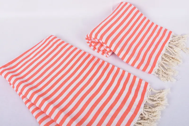 Handmade Turkish hammam towel, 70x40 Cotton Striped Towel, Custom Gift, Custom Wedding Gifts, Lightweight Turkish towel, Gym Towel, Gift For Bride - 7